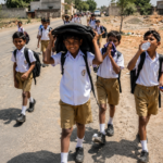 Heatwave Fails to Stop School Routine