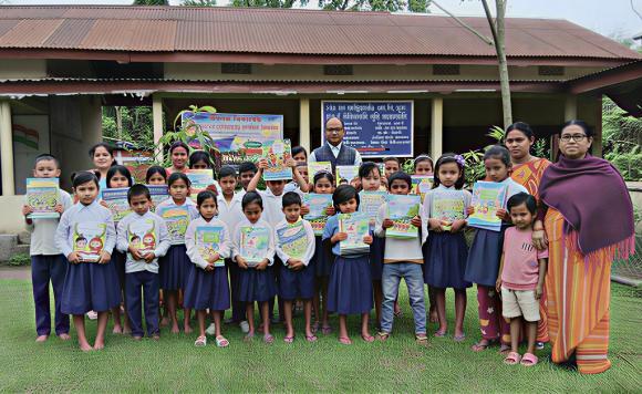 Free Textbooks Reach Assam Flood-Affected Students