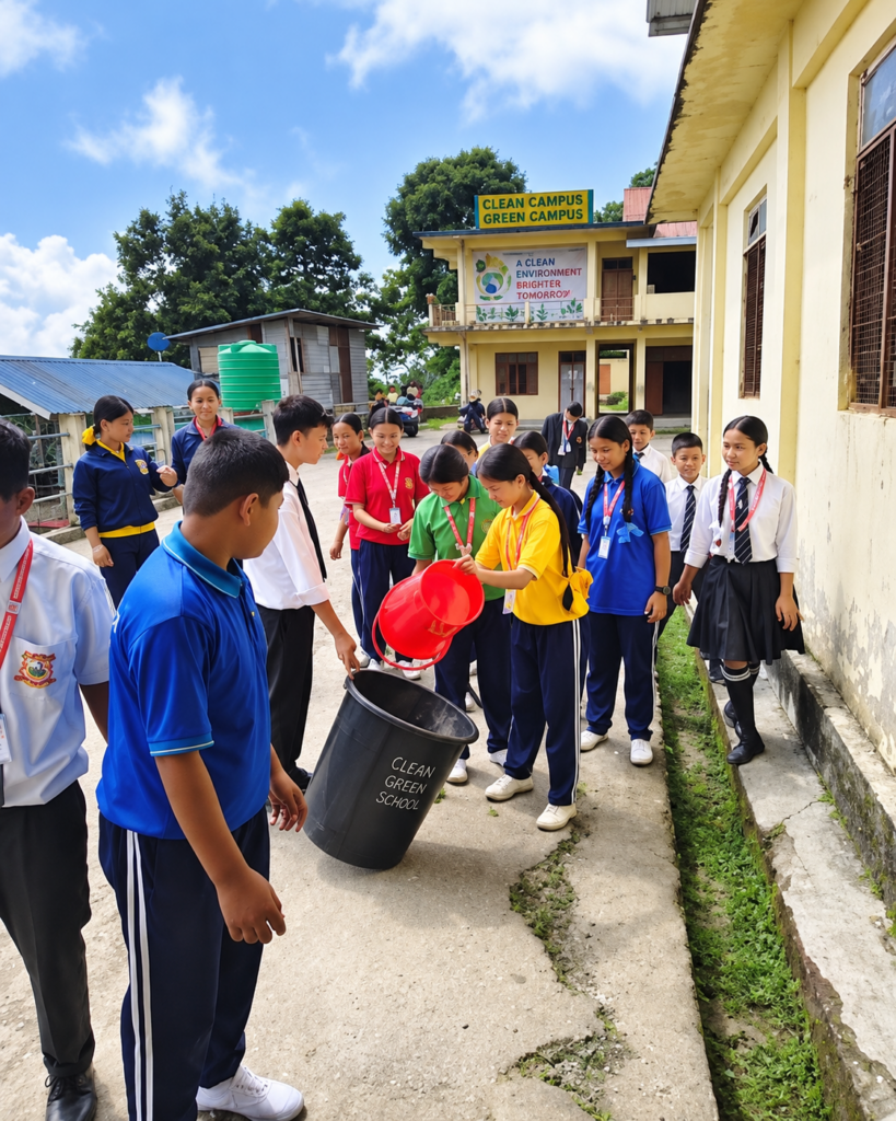 School Students Promote Cleanliness Across Four States