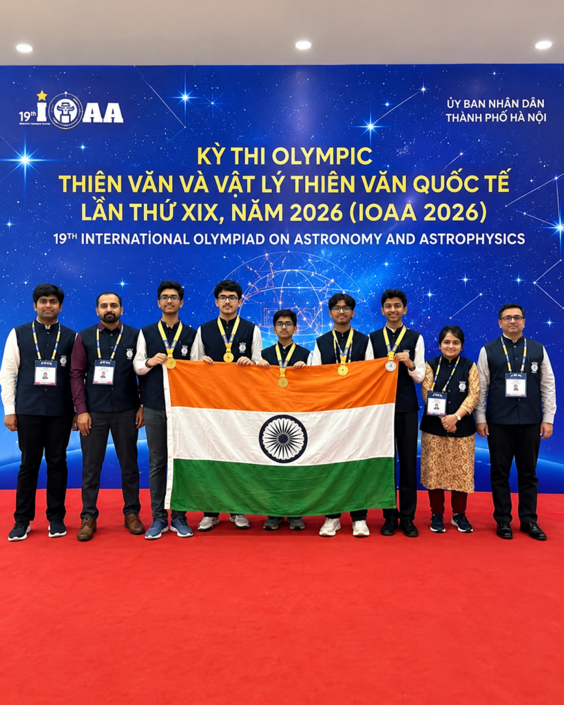 India Shines at International Astronomy Olympiad